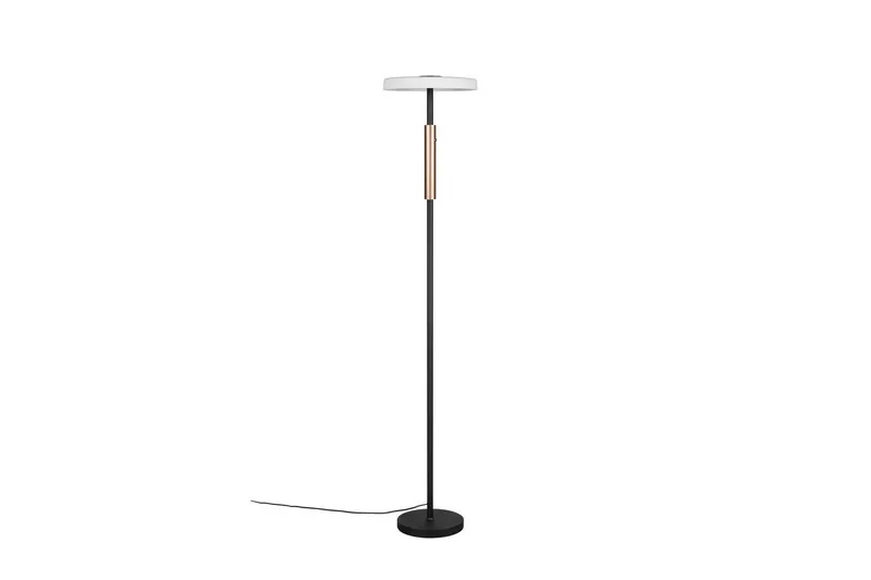 Gulvlampe TRIO Celeste Mat sort/hvid/kaffebrun - Mat sort/hvid/kaffebrun - Belysning - Lamper & indendørsbelysning - Soveværelse lampe