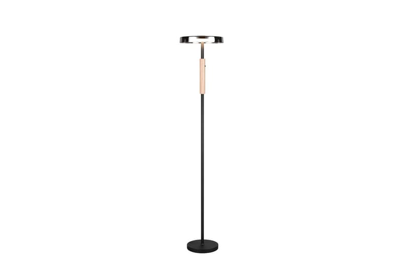 Gulvlampe TRIO Celeste Mat sort/hvid/kaffebrun - Mat sort/hvid/kaffebrun - Belysning - Lamper & indendørsbelysning - Soveværelse lampe