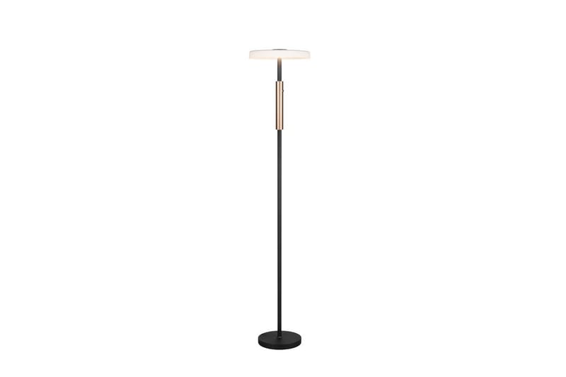 Gulvlampe TRIO Celeste Mat sort/krom/træ - Mat sort/krom/træ - Belysning - Lamper & indendørsbelysning - Soveværelse lampe