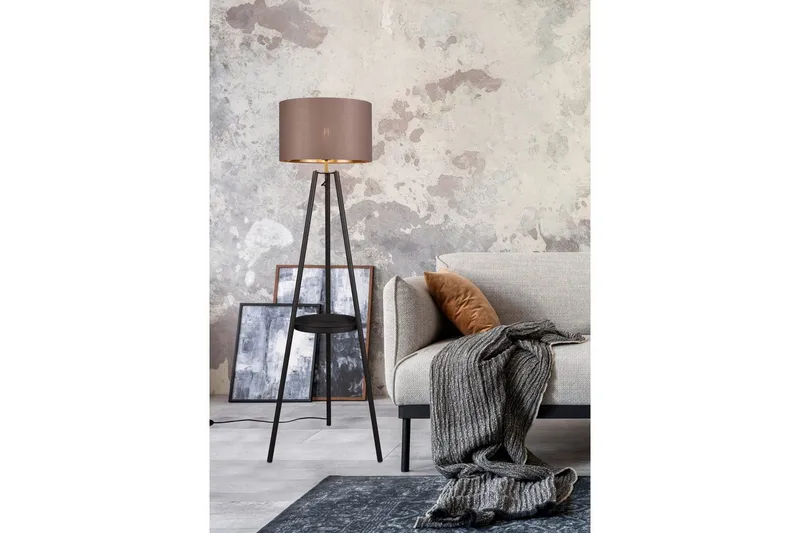 Gulvlampe TRIO Colette Matsort - Matsort - Belysning - Lamper & indendørsbelysning - Soveværelse lampe
