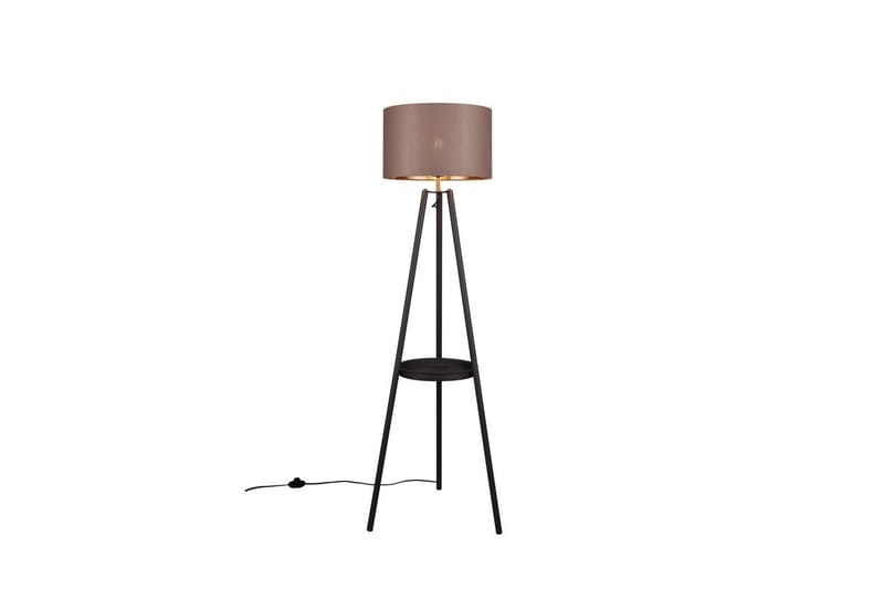 Gulvlampe TRIO Colette Matsort, Matsort