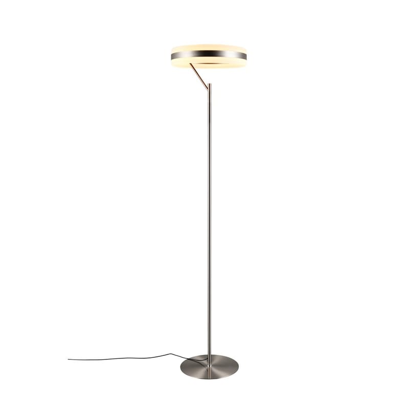 Gulvlampe TRIO Dios, Børstet Stål