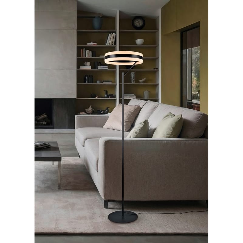 Gulvlampe TRIO Dios - Mat sort - Belysning - Lamper & indendørsbelysning - Soveværelse lampe
