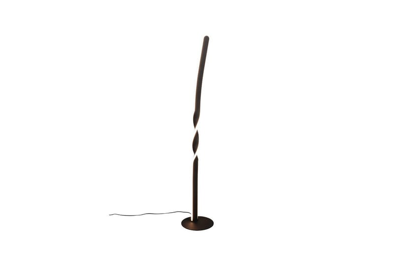 Gulvlampe TRIO Ginko Matsort, Matsort