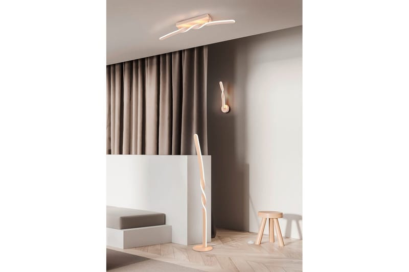 Gulvlampe TRIO Ginko Sand - Sand - Belysning - Lamper & indendørsbelysning - Soveværelse lampe