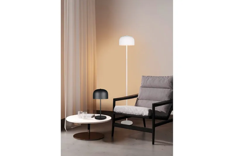 Gulvlampe TRIO Jeff Mat hvid - Mat hvid - Belysning - Lamper & indendørsbelysning - Soveværelse lampe