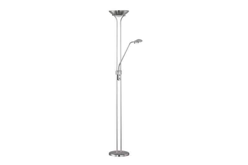 Gulvlampe TRIO Spock Børstet stål - Børstet stål - Belysning - Lamper & indendørsbelysning - Soveværelse lampe