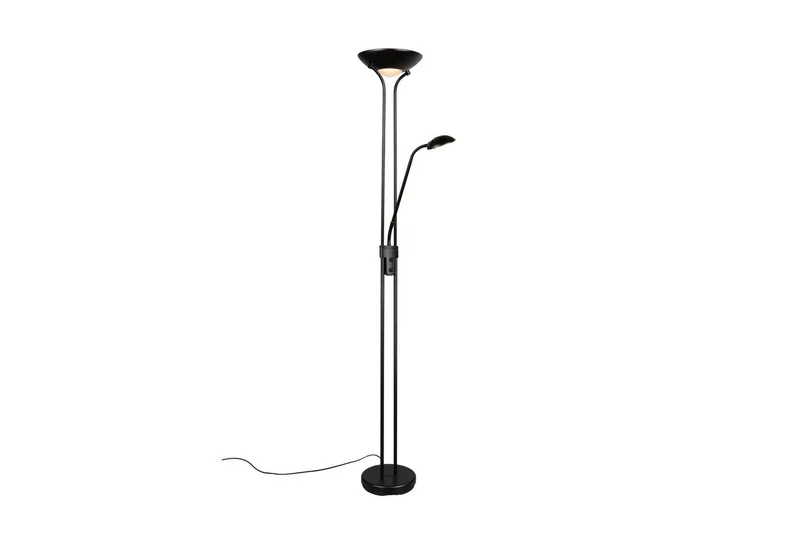 Gulvlampe TRIO Spock Matsort, Matsort