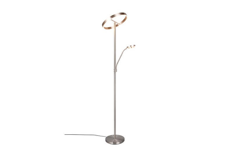 Gulvlampe TRIO Willis Børstet stål - Børstet stål - Belysning - Lamper & indendørsbelysning - Soveværelse lampe