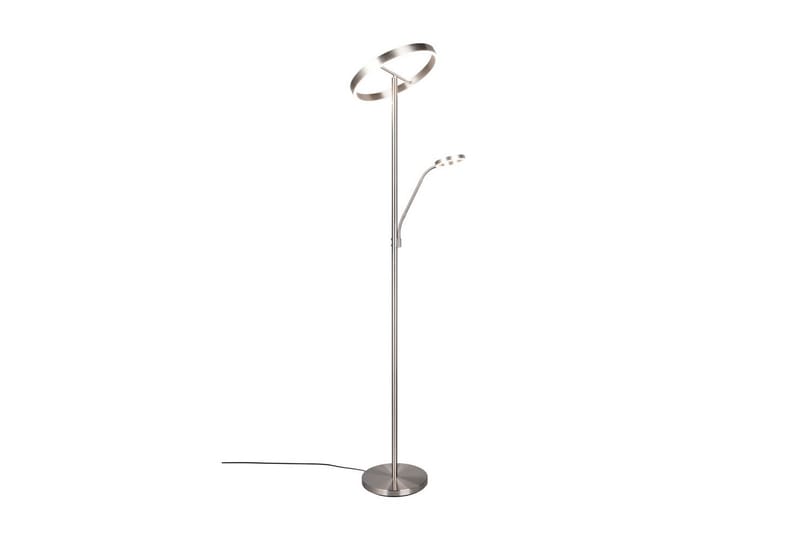 Gulvlampe TRIO Willis Børstet stål - Børstet stål - Belysning - Lamper & indendørsbelysning - Soveværelse lampe
