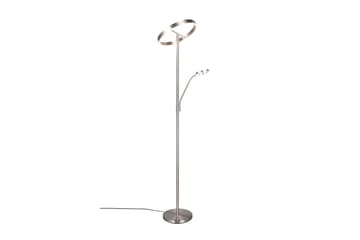 Gulvlampe TRIO Willis Børstet stål - Børstet stål - Belysning - Lamper & indendørsbelysning - Gulvlampe & standerlampe - Toarmet gulvlampe