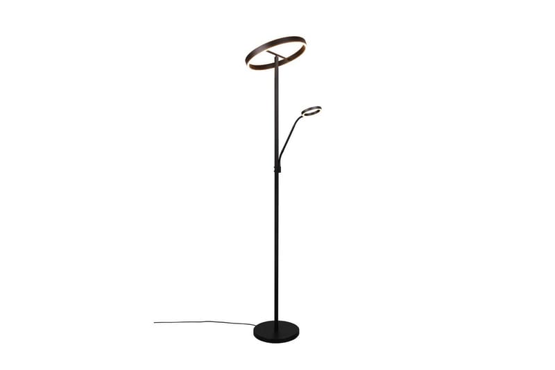 Gulvlampe TRIO Willis Matsort, Matsort