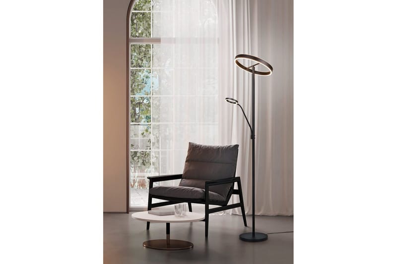 Gulvlampe TRIO Willis Matsort - Matsort - Belysning - Lamper & indendørsbelysning - Soveværelse lampe