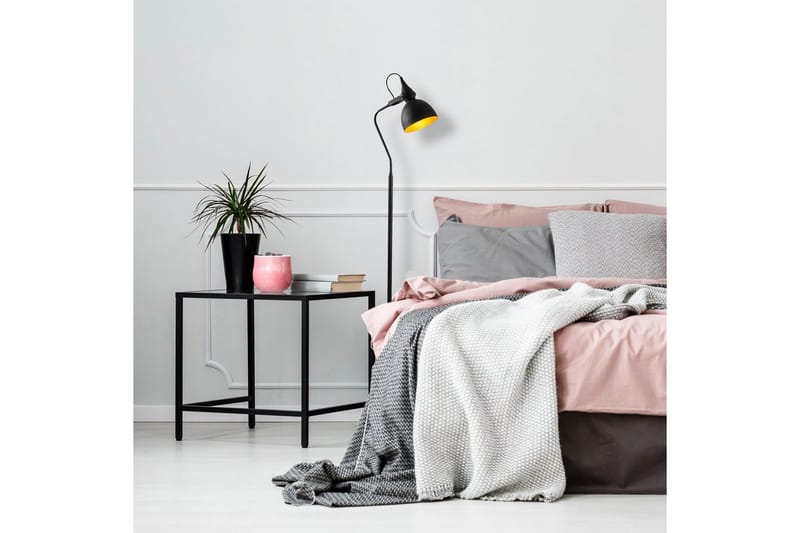 Gulvlampe Zinra Sort / Rany - 35 x 30 cm - Belysning - Lamper & indendørsbelysning - Soveværelse lampe