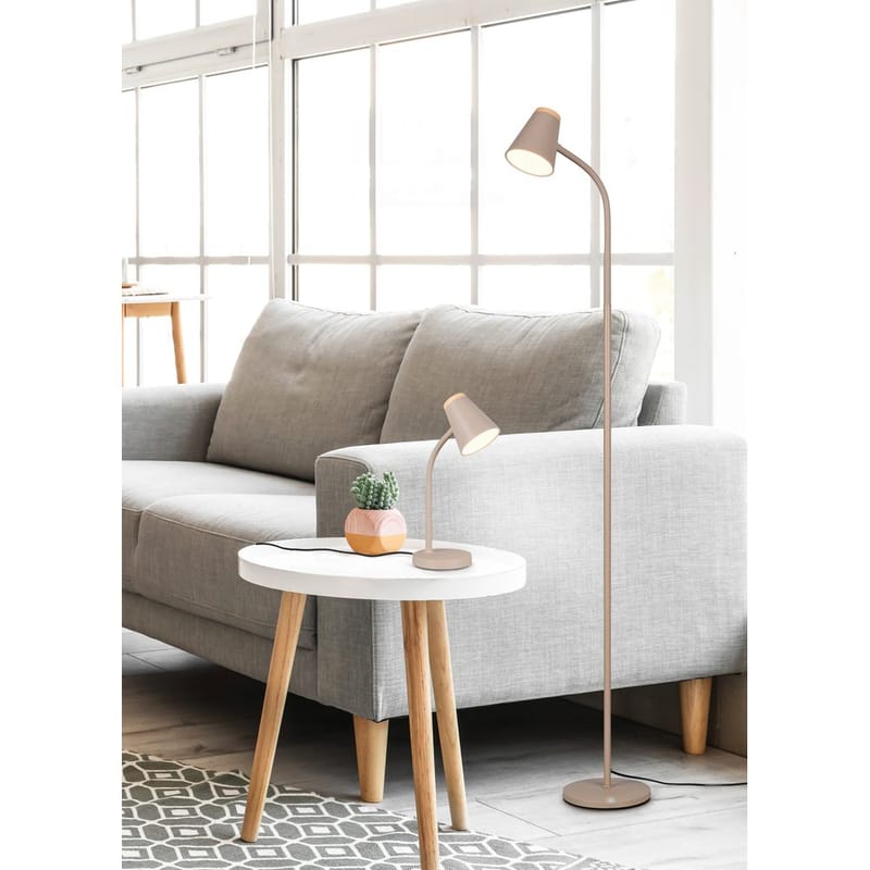 Gulvlampe Pongo - Varm beige - Belysning - Lamper & indendørsbelysning - Soveværelse lampe