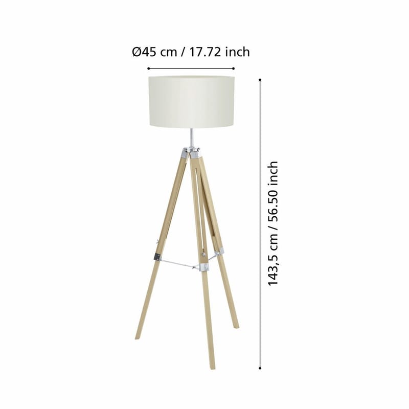 Gulvlys Lantada - Naturlig Beige - Belysning - Lamper & indendørsbelysning - Soveværelse lampe