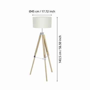 Gulvlys Lantada - Naturlig Beige - Belysning - Lamper & indendørsbelysning - Soveværelse lampe