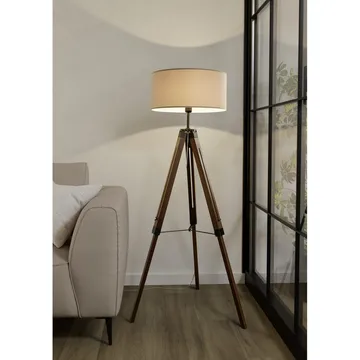 Gulvlys Lantada - Valnød Taupe - Belysning - Lamper & indendørsbelysning - Soveværelse lampe