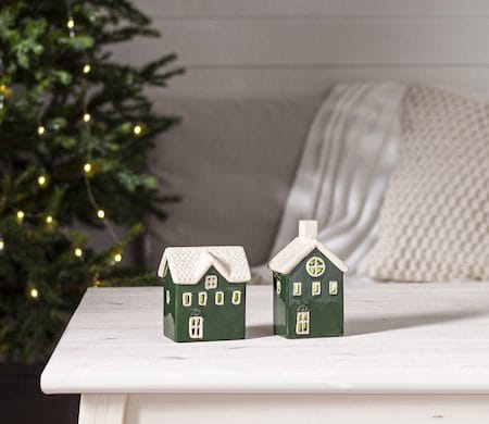 Husby juledekoration 19 cm - Grøn - Belysning - Lamper & indendørsbelysning - Dekorativ belysning