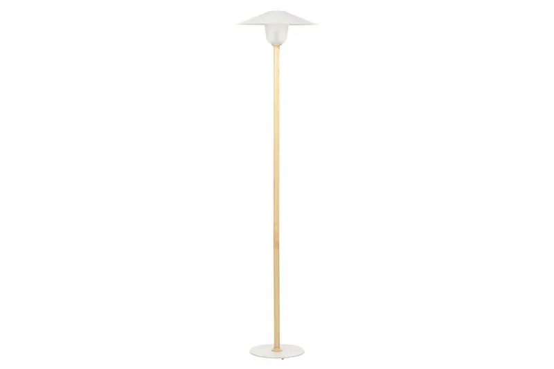Imbros Gulvlampe 153 cm, Lyst træ/Hvid