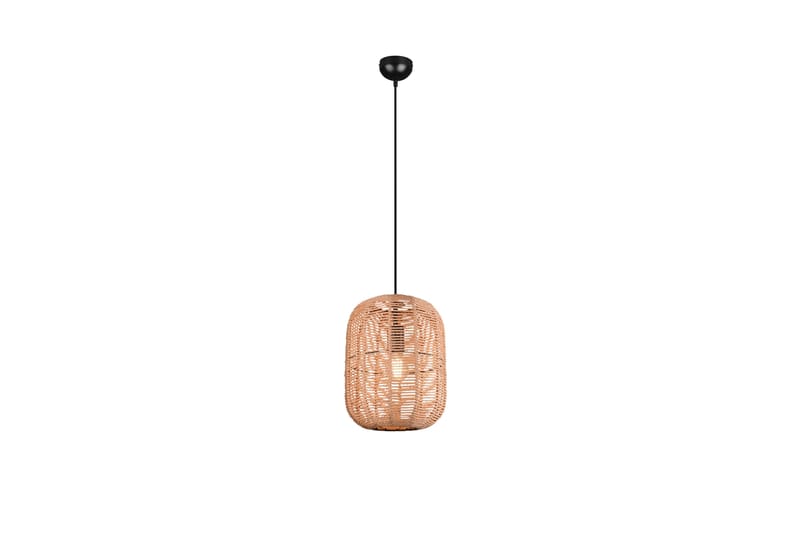 Trio Lighting Runa loftlampe E27 35cm matsort/rotting - Matsort/Natur - Belysning - Lamper & indendørsbelysning - Køkkenlampe - Loftlampe køkken