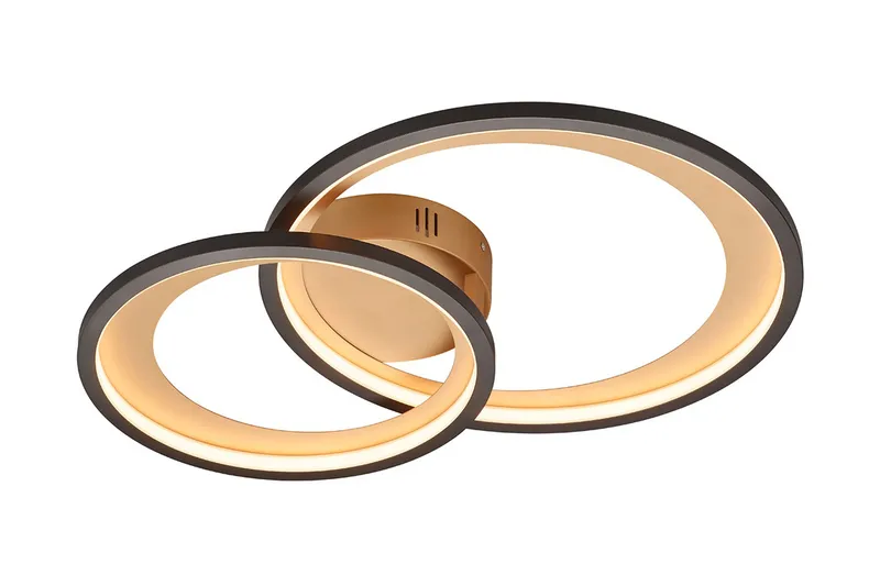 Trio Lighting Granada LED plafond 59cm matsort, Matsort