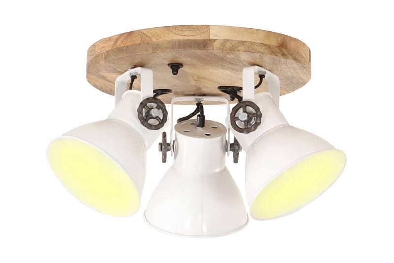 Industriel loftlampe 25 w 42x27 cm e27 hvid - Hvid - Loftlampe køkken - Vindueslampe hængende - Vindueslampe - Pendellamper & h�ængelamper - Soveværelse lampe - Stuelampe