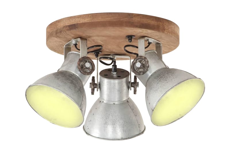 Industriel Loftlampe 25 W 42X27 cm E27 Sølvfarvet - Sølv - Loftlampe køkken - Vindueslampe hængende - Vindueslampe - Pendellamper & hængelamper - Soveværelse lampe - Stuelampe