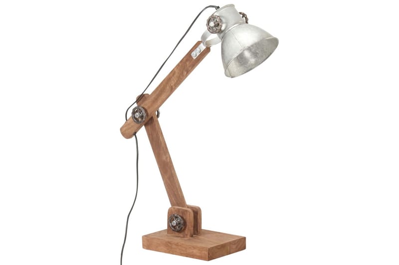 Industriel Skrivebordslampe 58X18X90 cm E27 Rund Sølvfarvet - Sølv - Vindueslampe hængende - Pendellamper & hængelamper - Stuelampe - Vindueslampe - Loftlampe køkken - Soveværelse lampe