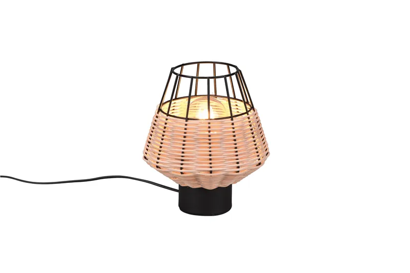 Borka bordlampe E27 Rattan, undefined