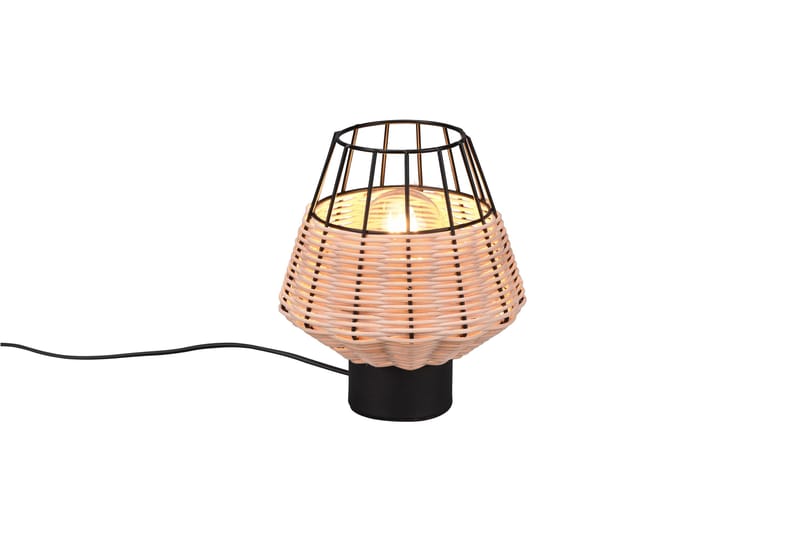 Borka bordlampe E27 Rattan, undefined