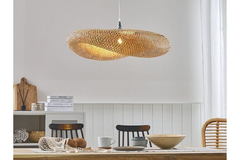Boyne Loftlampe Stor - Bambus/Lysebrun - Belysning - Lamper & indendørsbelysning - Køkkenlampe - Loftlampe køkken