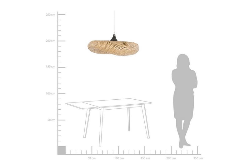 Boyne Loftlampe Stor - Bambus/Lysebrun - Belysning - Lamper & indendørsbelysning - Køkkenlampe - Loftlampe køkken