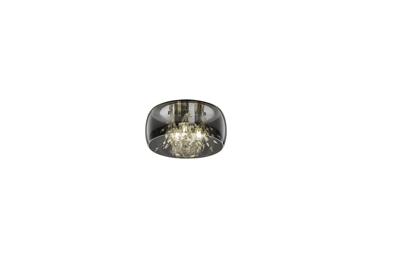 Crystel loftlampe 35 cm 3xE14 Krom/Krok glas - Belysning - Lamper & indendørsbelysning - Køkkenlampe - Loftlampe køkken