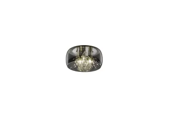 Crystel loftlampe 35 cm 3xE14 Krom/Krok glas - Belysning - Lamper & indendørsbelysning - Køkkenlampe - Loftlampe køkken