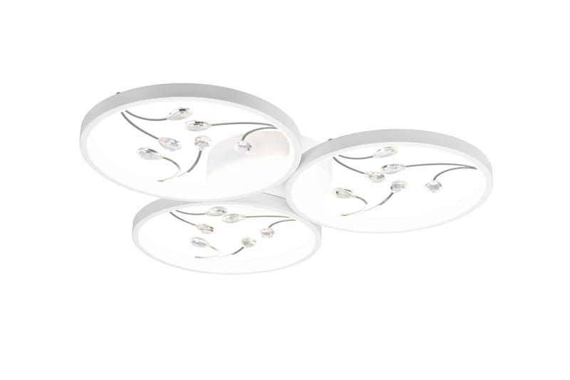 Groovy LED-loftlampe 3-os Mathvid/Krom, undefined