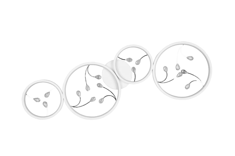 Groovy LED-loftlampe 4-os Mathvid/Krom - Belysning - Lamper & indendørsbelysning - Køkkenlampe - Loftlampe køkken