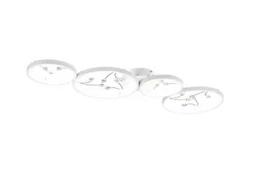 Groovy LED-loftlampe 4-os Mathvid/Krom - Belysning - Lamper & indendørsbelysning - Køkkenlampe - Loftlampe køkken