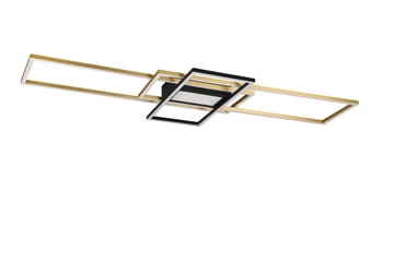 Irvine LED-loftlampe Matmessing/MatSort - Belysning - Lamper & indendørsbelysning - Køkkenlampe - Loftlampe køkken