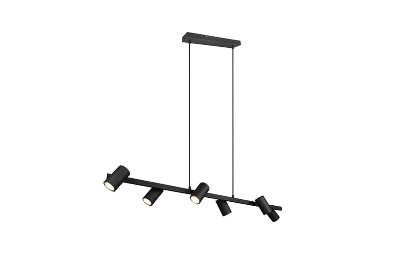 Marley Hængelampe 115 cm 6-del Matsort - Belysning - Lamper & indendørsbelysning - Køkkenlampe - Loftlampe køkken