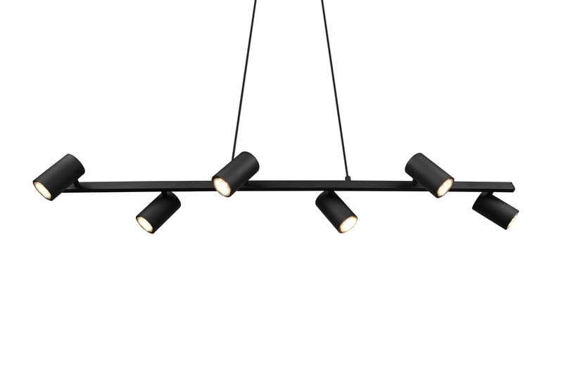Marley Hængelampe 115 cm 6-del Matsort - Belysning - Lamper & indendørsbelysning - Køkkenlampe - Loftlampe køkken