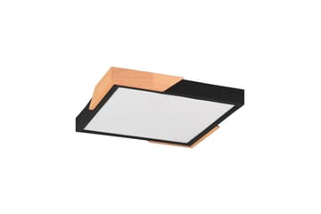 Meta LED-loftlampe MatSort/Træ - Belysning - Lamper & indendørsbelysning - Køkkenlampe - Loftlampe køkken