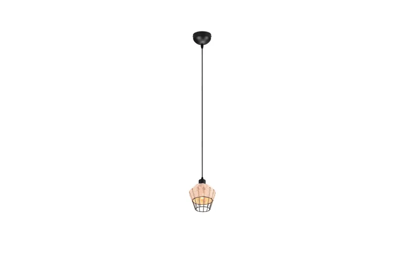 Trio Lighting Borka loftlampe 1L E27 rattan, Trio Lighting