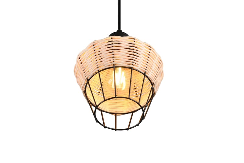 Trio Lighting Borka loftlampe 1L E27 rattan - Trio Lighting - Belysning - Lamper & indendørsbelysning - Køkkenlampe - Loftlampe køkken