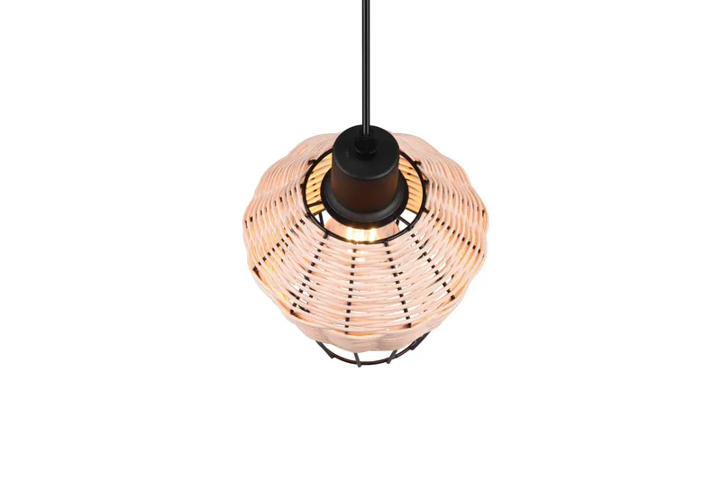 Trio Lighting Borka loftlampe 1L E27 rattan - Trio Lighting - Belysning - Lamper & indendørsbelysning - Køkkenlampe - Loftlampe køkken