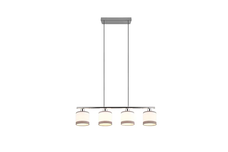 Trio Lighting Davos Loftlampe 4L E14 Krom/Hvid - Belysning - Lamper & indendørsbelysning - Køkkenlampe - Loftlampe køkken