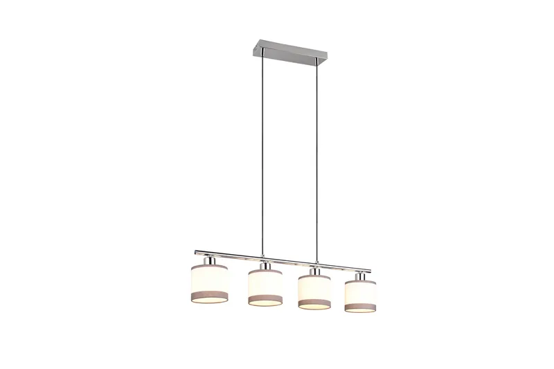 Trio Lighting Davos Loftlampe 4L E14 Krom/Hvid, undefined