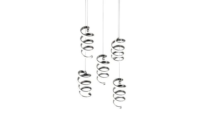 Trio Lighting Laola LED Loftlampe 5L Krom 4000K - Belysning - Lamper & indendørsbelysning - Køkkenlampe - Loftlampe køkken