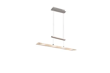 Trio Lighting Milos LED Loftlampe Børstet Stål - Belysning - Lamper & indendørsbelysning - Køkkenlampe - Loftlampe køkken