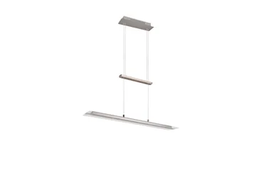 Trio Lighting Milos LED Loftlampe Børstet Stål - Belysning - Lamper & indendørsbelysning - Køkkenlampe - Loftlampe køkken